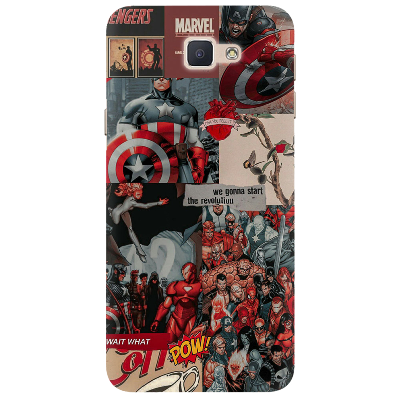 Чехол Uprint Samsung Galaxy J7 Prime Marvel Avengers