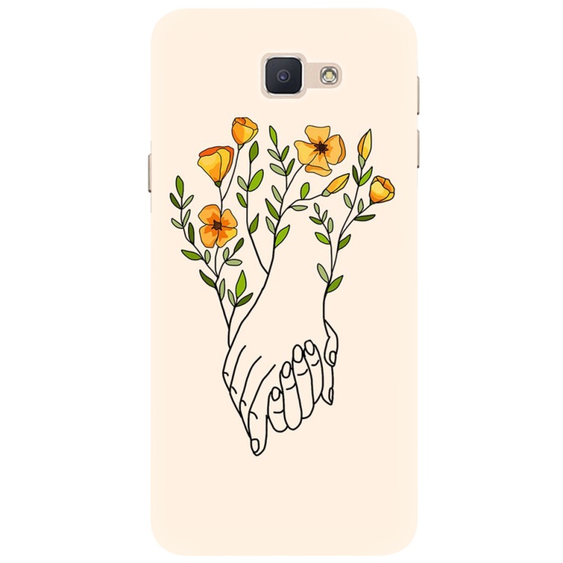 Чехол Uprint Samsung Galaxy J7 Prime Flower Hands