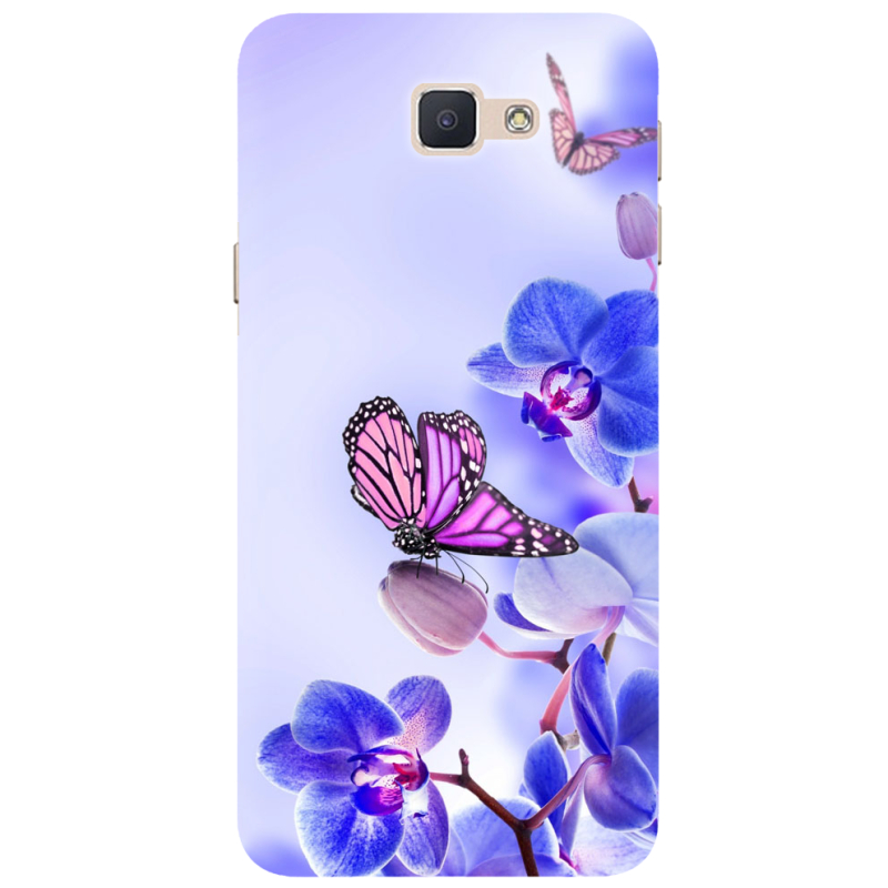 Чехол Uprint Samsung Galaxy J7 Prime Orchids and Butterflies