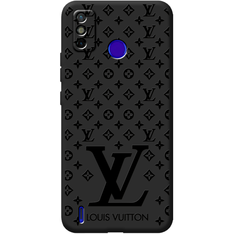 Черный чехол BoxFace Tecno Spark 6 Go LV Style