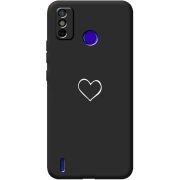 Черный чехол BoxFace Tecno Spark 6 Go My Heart