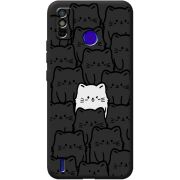 Черный чехол BoxFace Tecno Spark 6 Go 