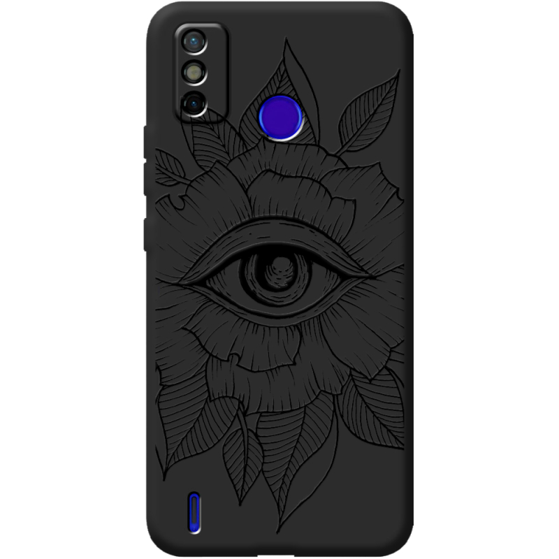 Черный чехол BoxFace Tecno Spark 6 Go Eye