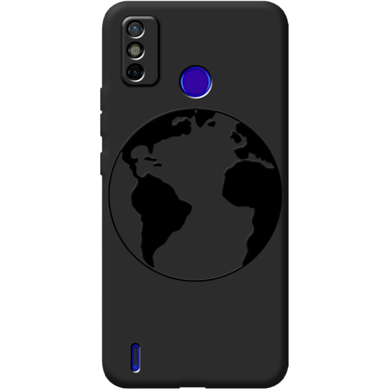 Черный чехол BoxFace Tecno Spark 6 Go Earth