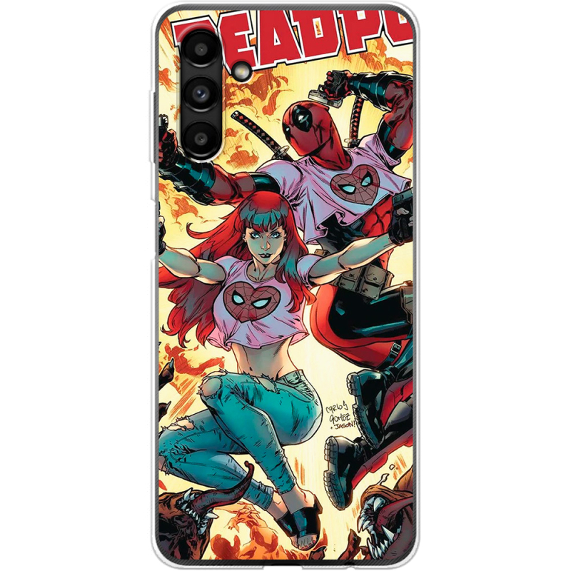 Чехол BoxFace Samsung Galaxy A13 5G (A136) Deadpool and Mary Jane