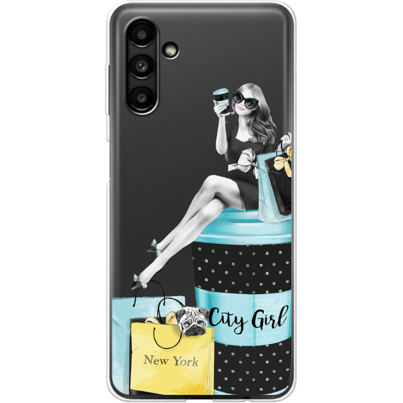 Прозрачный чехол BoxFace Samsung Galaxy A13 5G (A136) City Girl