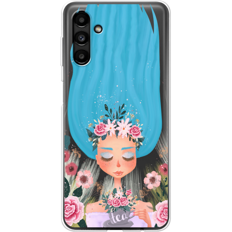 Прозрачный чехол BoxFace Samsung Galaxy A13 5G (A136) Blue Hair