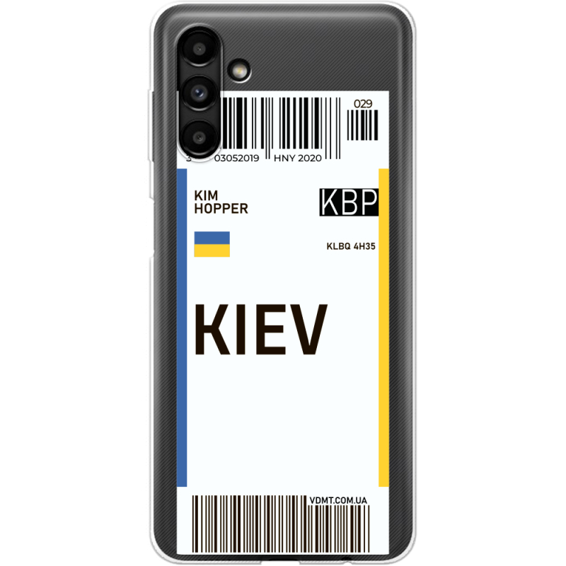 Прозрачный чехол BoxFace Samsung Galaxy A13 5G (A136) Ticket Kiev