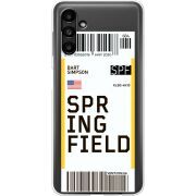 Прозрачный чехол BoxFace Samsung Galaxy A13 5G (A136) Ticket Springfield