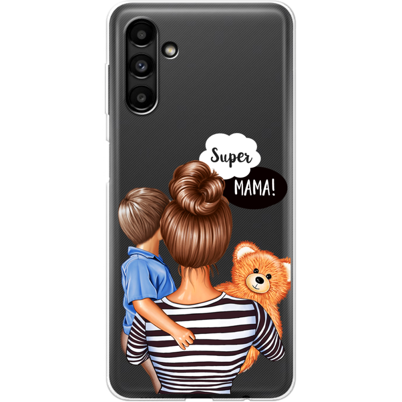 Прозрачный чехол BoxFace Samsung Galaxy A13 5G (A136) Super Mama and Son