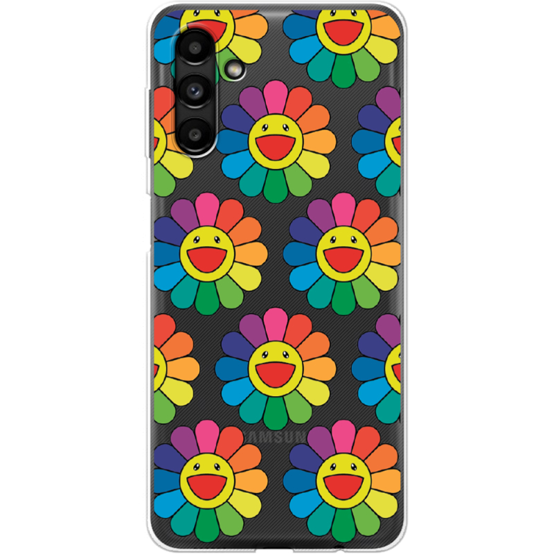 Прозрачный чехол BoxFace Samsung Galaxy A13 5G (A136) Hippie Flowers