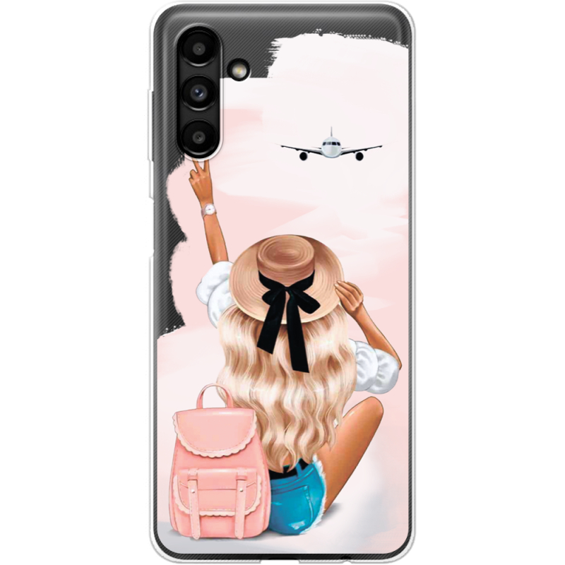 Прозрачный чехол BoxFace Samsung Galaxy A13 5G (A136) Travel Girl