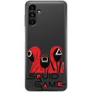 Прозрачный чехол BoxFace Samsung Galaxy A13 5G (A136) siquid game люди в красном