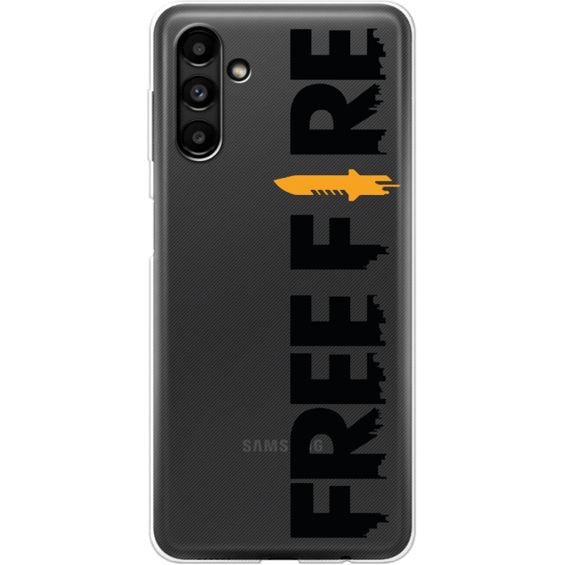 Прозрачный чехол BoxFace Samsung Galaxy A13 5G (A136) Free Fire Black Logo