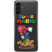 Прозрачный чехол BoxFace Samsung Galaxy A13 5G (A136) Super Mario