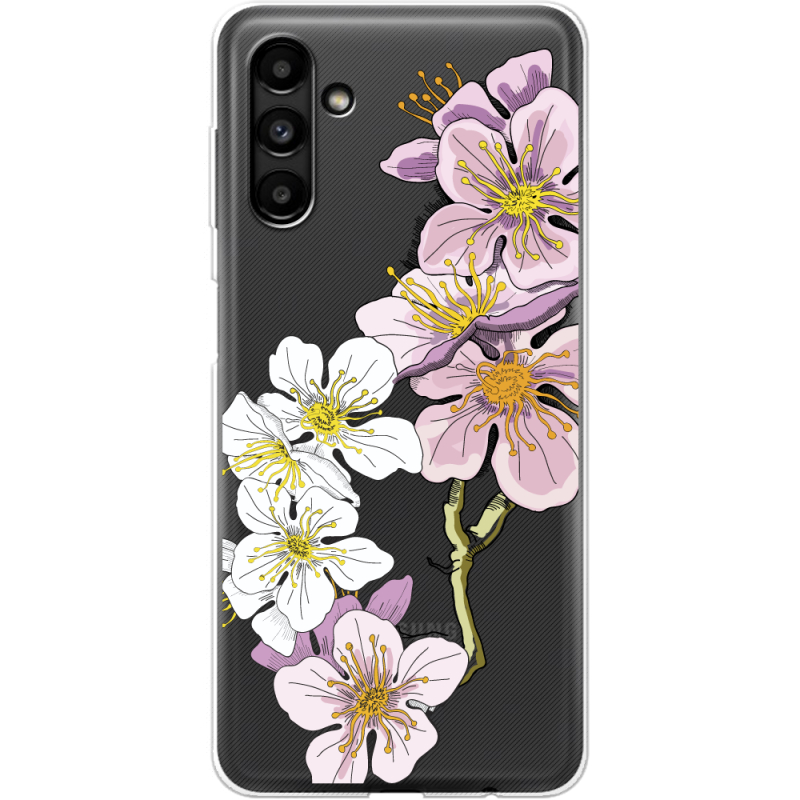 Прозрачный чехол BoxFace Samsung Galaxy A13 5G (A136) Cherry Blossom
