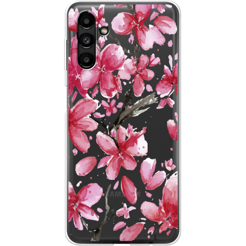 Прозрачный чехол BoxFace Samsung Galaxy A13 5G (A136) Pink Magnolia