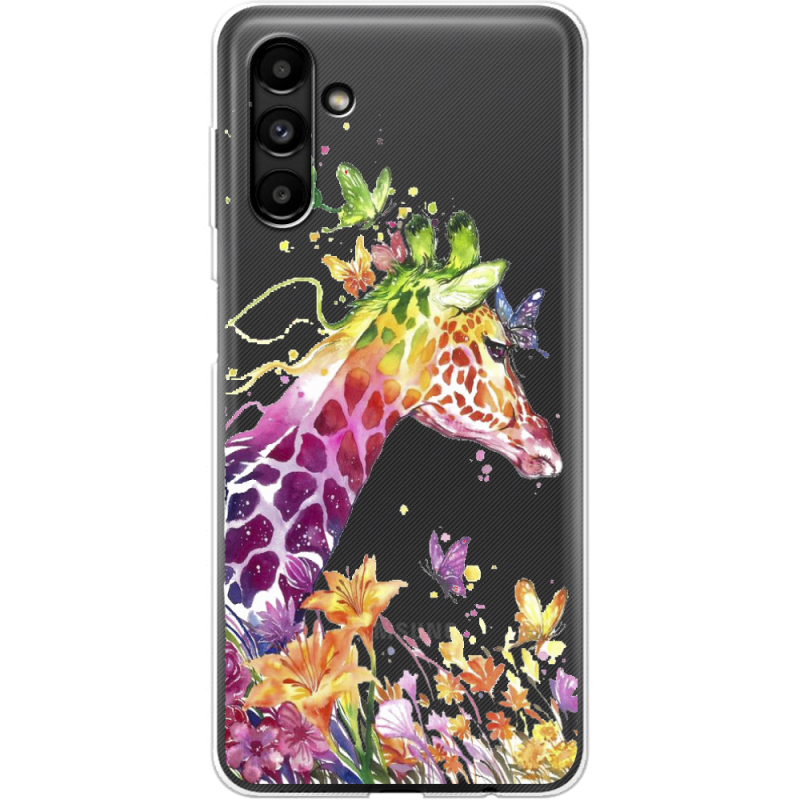 Прозрачный чехол BoxFace Samsung Galaxy A13 5G (A136) Colorful Giraffe