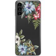 Прозрачный чехол BoxFace Samsung Galaxy A13 5G (A136) Floral