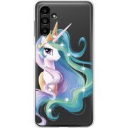 Чехол со стразами Samsung Galaxy A13 (A136) Unicorn Queen