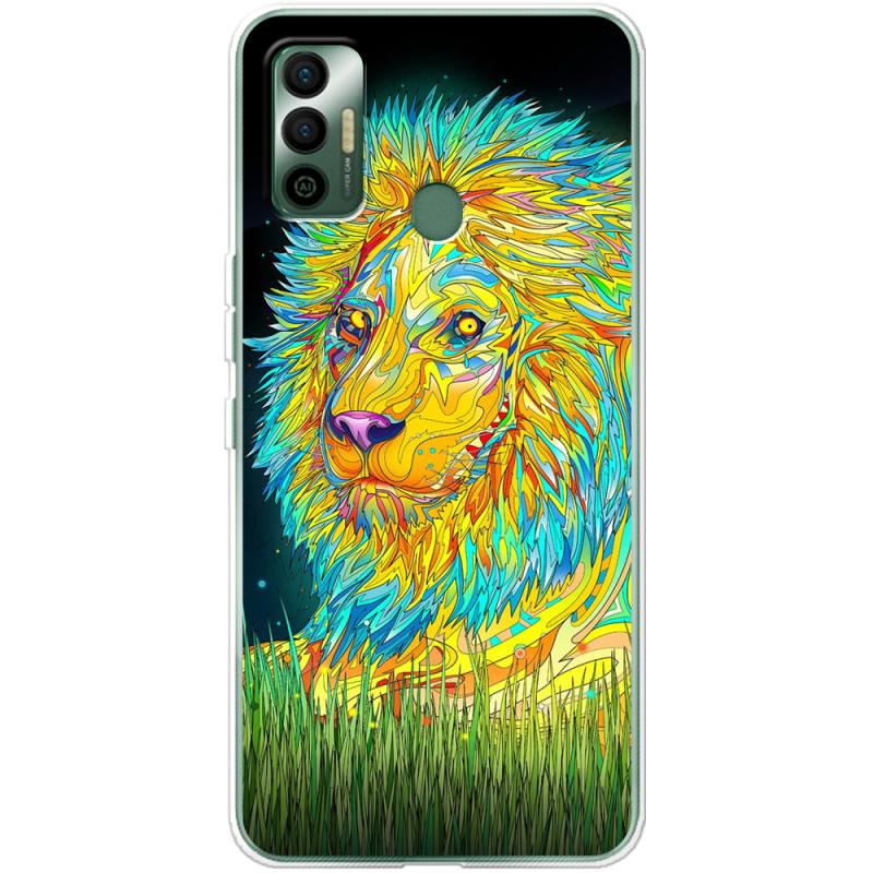 Чехол BoxFace Tecno Spark 7 Moonlight Lion