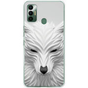 Чехол BoxFace Tecno Spark 7 White Wolf