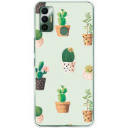 Чехол BoxFace Tecno Spark 7 L-green Cacti