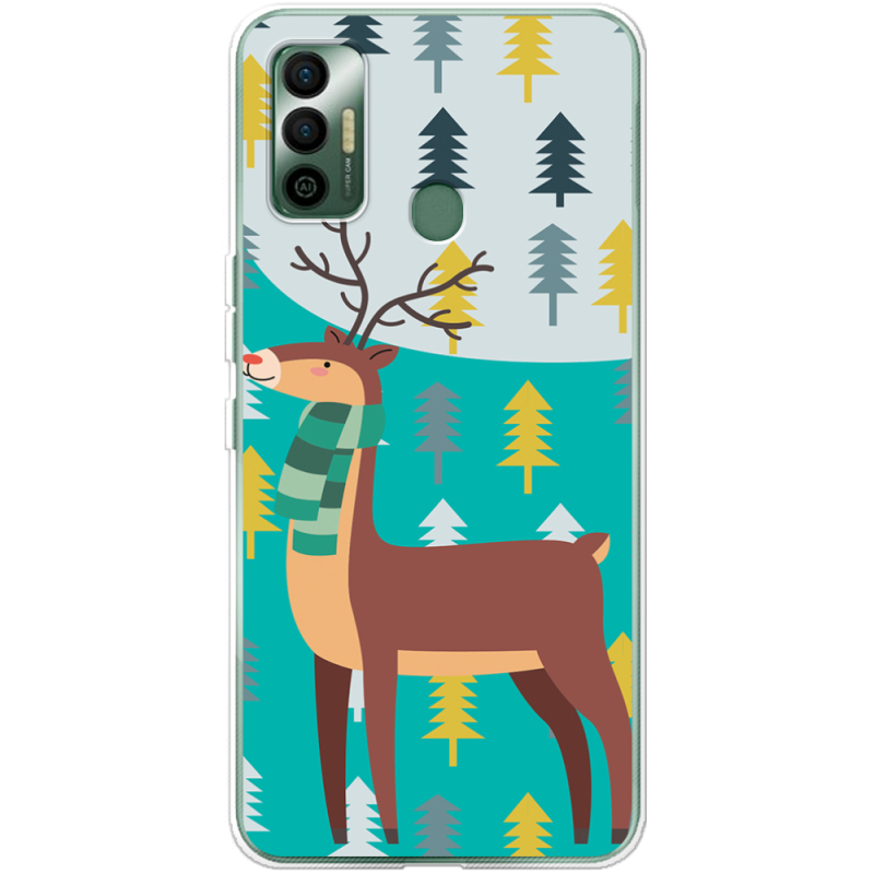 Чехол BoxFace Tecno Spark 7 Foresty Deer