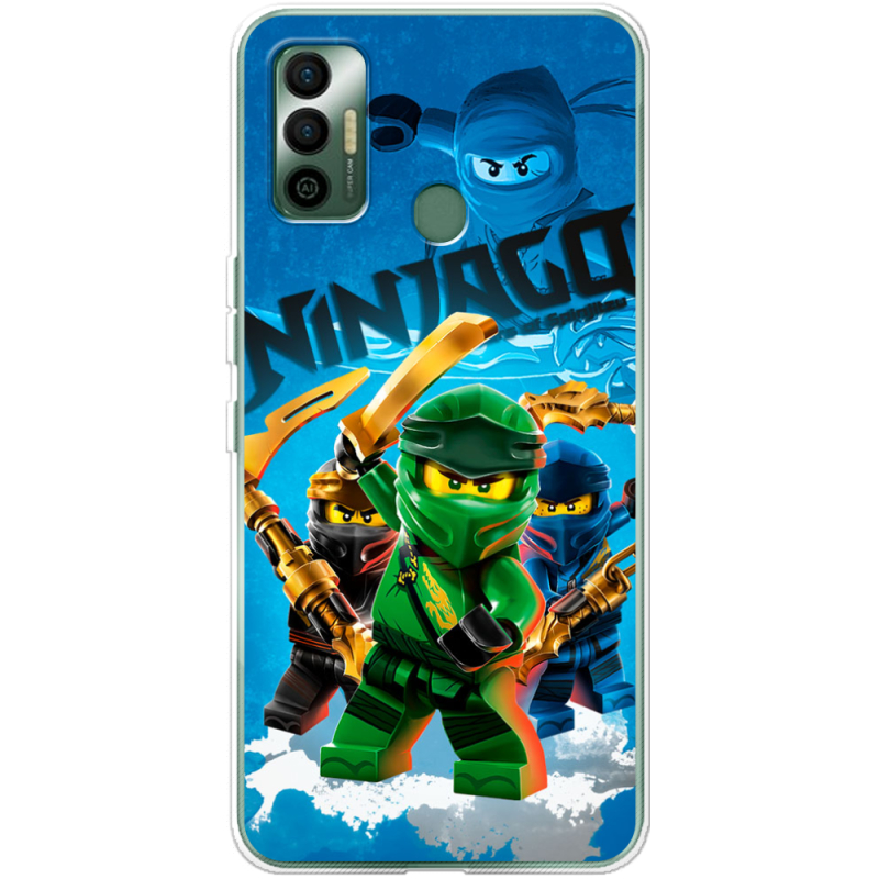 Чехол BoxFace Tecno Spark 7 Lego Ninjago