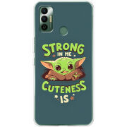 Чехол BoxFace Tecno Spark 7 Strong in me Cuteness is