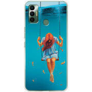 Чехол BoxFace Tecno Spark 7 Girl In The Sea