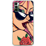 Чехол BoxFace Tecno Spark 7 Pink Girl