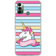 Чехол BoxFace Tecno Spark 7 Unicorn