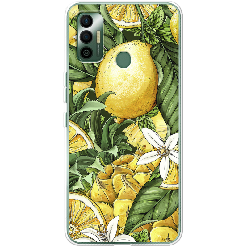 Чехол BoxFace Tecno Spark 7 Lemon Pattern