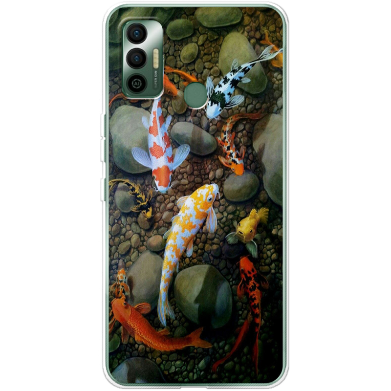 Чехол BoxFace Tecno Spark 7 Underwater Koi