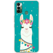 Чехол BoxFace Tecno Spark 7 Cold Llama