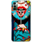 Чехол BoxFace Tecno Spark 7 Girl Pop Art