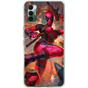 Чехол BoxFace Tecno Spark 7 Woman Deadpool