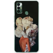 Чехол BoxFace Tecno Spark 7 Exquisite White Flowers