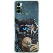 Чехол BoxFace Tecno Spark 7 Owl Woman