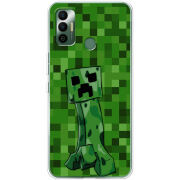 Чехол BoxFace Tecno Spark 7 Minecraft Creeper