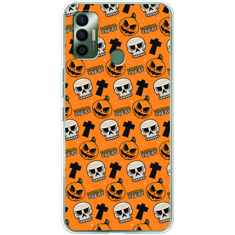 Чехол BoxFace Tecno Spark 7 Halloween Trick or Treat