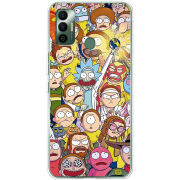 Чехол BoxFace Tecno Spark 7 Rick and Morty