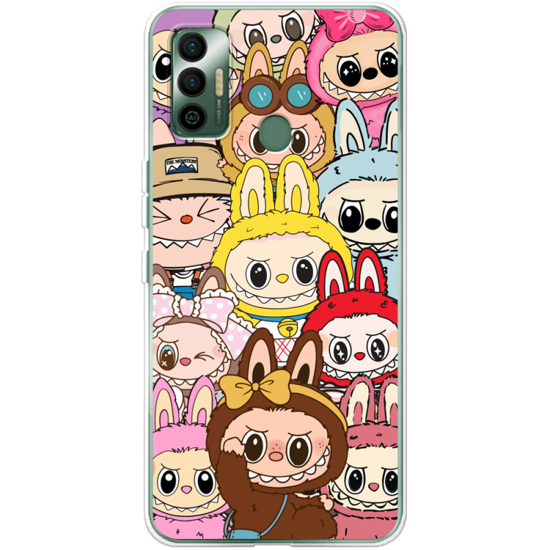 Чехол BoxFace Tecno Spark 7 Labubu