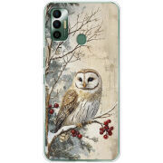 Чехол BoxFace Tecno Spark 7 Christmas Owl