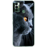 Чехол BoxFace Tecno Spark 7 English cat