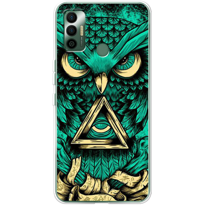 Чехол BoxFace Tecno Spark 7 Masonic Owl