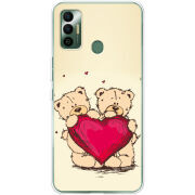 Чехол BoxFace Tecno Spark 7 Teddy Bear Love