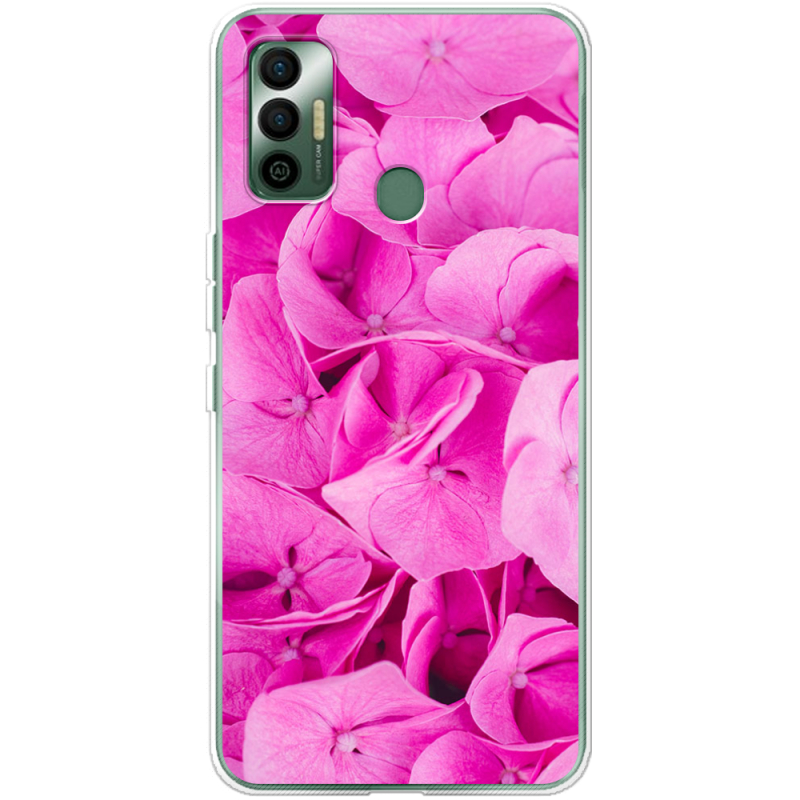 Чехол BoxFace Tecno Spark 7 Pink Flowers