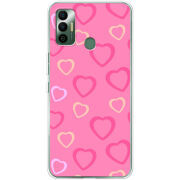 Чехол BoxFace Tecno Spark 7 Sugar Hearts